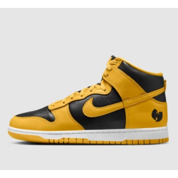 NIKE DUNK HI WU-TANG CLAN HJ4320-001 Yellow Black Men\'s Size 8 NEW main image 12